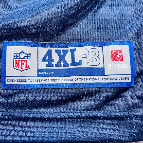 Houston Texans NFL Pro Line 90 Jersey 4XL Navy Blue Polyester - Picture 6 of 16